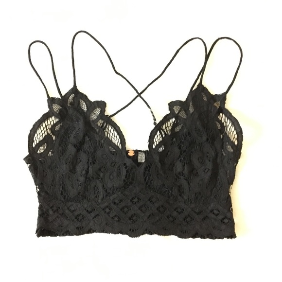 FREE PEOPLE • ADELLA BRALETTE BLACK - Picture 6 of 6